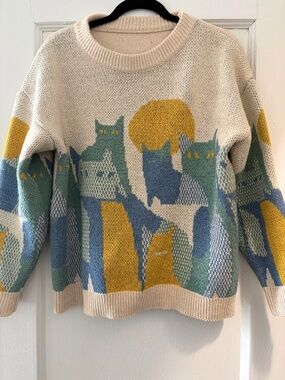 Cute cat sweater